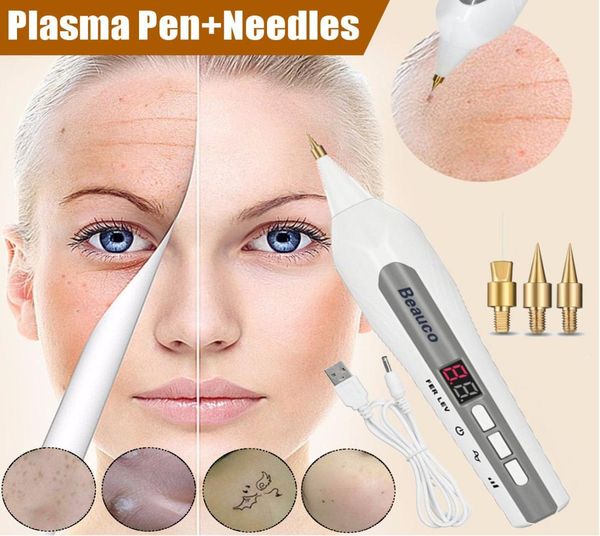 9 Level Sommersprosse Falten Maulwurf Entfernung Ionic Spot Stift Haut Narbenmaulwurf Falten Falten Entfernung Plasma Stift Gesichtsfeindliche Werkzeuge 2602015