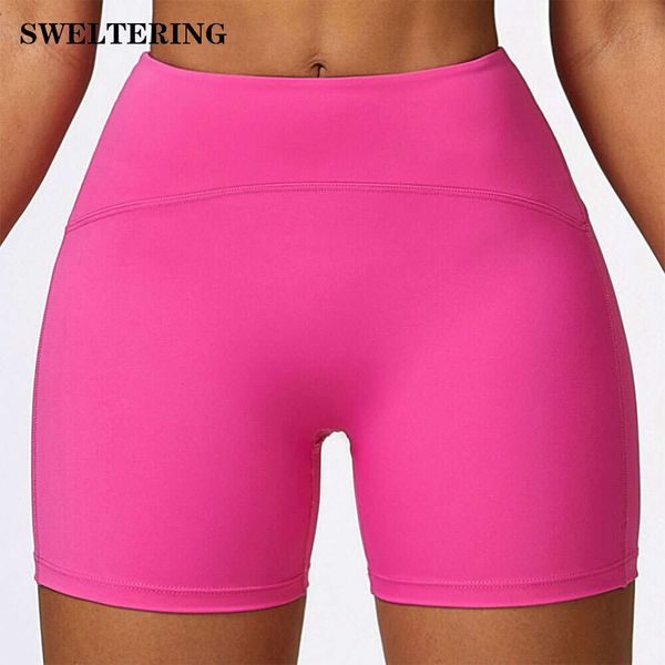 Lu Align Up Lu Align Push Workout Gym Damen Fitness Leggings Scrunch Butt Booty Nahtlose kurze Shorts mit hoher Taille Lemon LL Jogger Jogger Gry Lu-08 2024