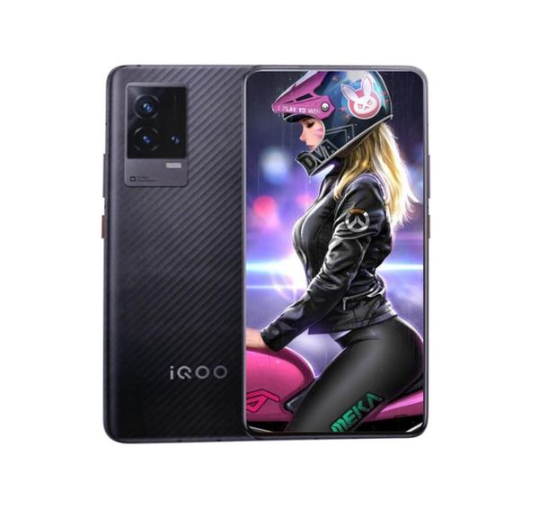 Telefono cellulare originale Vivo IQOO 8 5G 8 GB RAM 128 GB ROM Snapdragon 888 Octa Core 480MP AR NFC Android 656 pollici AMOLED Schermo intero8605198