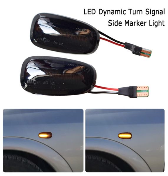 2pcs LED Dinamik Dönüş Sinyali Işık Tarafı Fender Marker lambası Opel Zafira için A Astra G 199820096098161 için 19992005