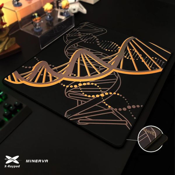 Almofadas 490x400x6mm de espessura Xraypad Minerva DNA 6mm de espessura Heavy duty Durável Gaming Mouse Pads CF CSGO Base de borracha antiderrapante