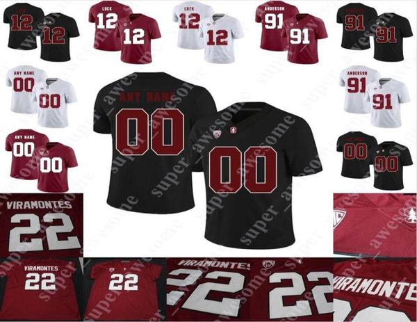 Stanford Cardinal Jersey John Elway Andrew Luck Christian McCaffrey Jim Plunkett Zach Ertz Richard Sherman Doug Baldwin Toby Gerha8390254