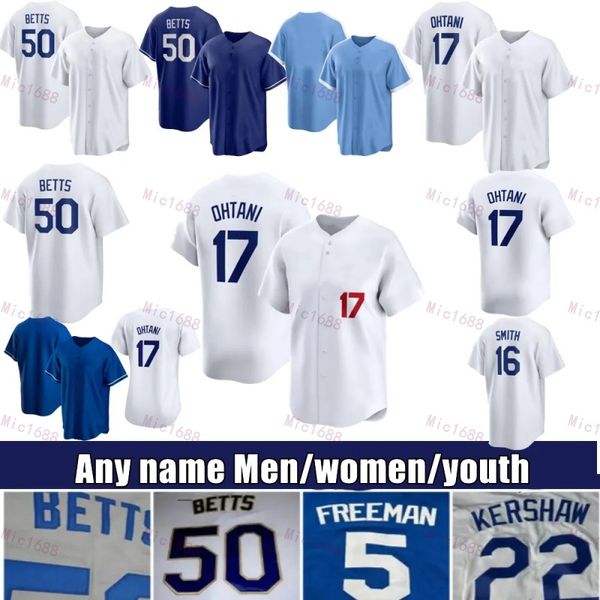 Beyzbol Jersey Shohei Ohtani Freddie Freeman Mookie Betts Clayton Kershaw Yoshinobu Yamamoto Walker Buehler James Outman Nick Frasso Valenzuela Robinson Muncy