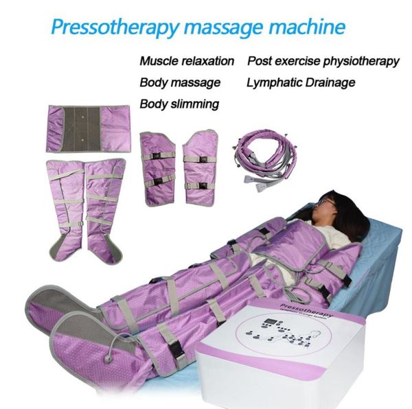 NEU Schlankheitstherapie Pressotherapie Massagegerät Sport Erholungsstiefel Luftkompression Lymphdrainage Muskelentspannung Salon5314714