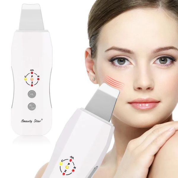 Dispositivos ultrassônicos purificador da pele rosto limpador cravo removedor pele peeling rosto poros limpeza purificador beleza instrumento dispositivo