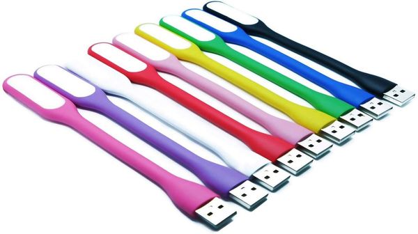 Mini USB Light da 100 pezzi LED per laptop per Power Bank Luce notturna flessibile portatile o lampada da letturaColore come mostrato 100966141825