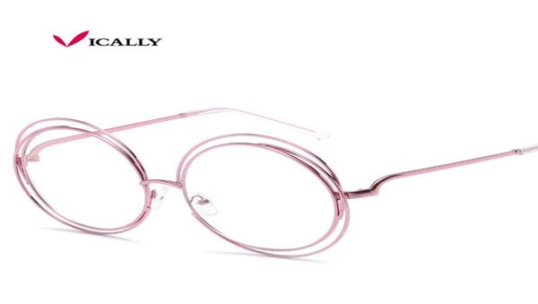Occhiali WholeOversize Frame Retro Vintage Lenti trasparenti Occhiali da vista Occhiali rotondi grandi Oculos de grau femininos1719927