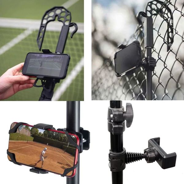 Montagem de cerca de telefone para suporte de câmera de badmintion de beisebol Insta360 X3 Acessórios Record Football Tennis 240223