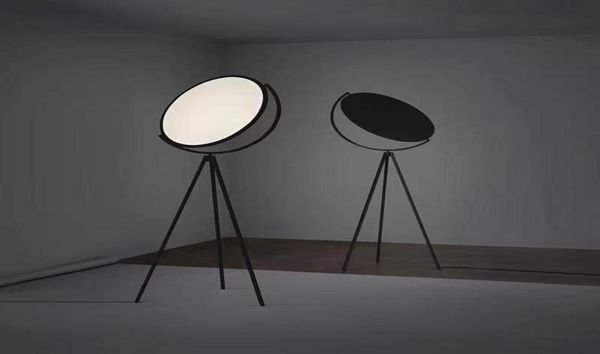 Lâmpadas de assoalho Superloon LED Lâmpada Retro Tripé Arte Branco BBlack Nordic Decoração Bedside Restaurante Sala de estar Standing9013582