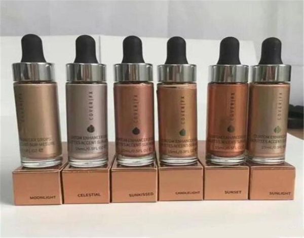 Новый макияж Glow Custom Enhancer Drops Face Highlighter 15 мл жидкие маркеры Косметика Доставка DHL A086416529