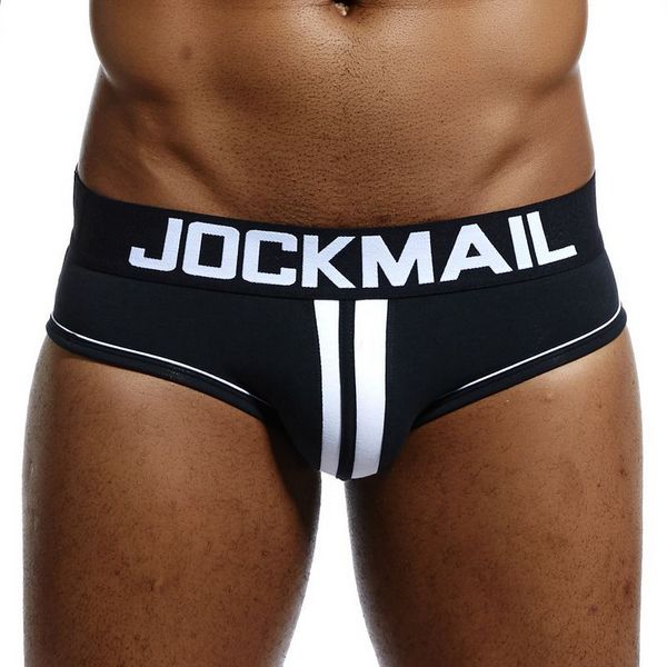 Jockmail marca briefs sexy roupa interior masculina sem costas abertas calcinha masculina jm310