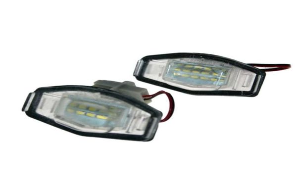 2x erro 18 branco estilo do carro led luz traseira da placa de licença para honda civic accord odyssey acura tsx mdx auto lamp5249450