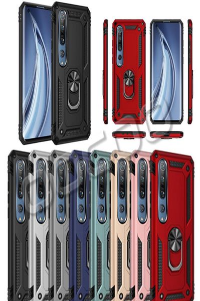 Capa de telefone com armadura à prova de choque com suporte de anel magnético para Samsung Galaxy S22 Plus S21 FE Note 20 Ultra 10 9 8 A50 A80 A31 A51 A711240712