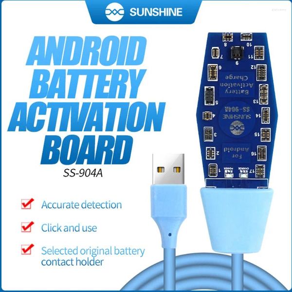 Professionelle Handwerkzeug-Sets SUNSHINE SS-904A Batterie-Schnelllade-Aktivierungsplatine für Android-Samsung-Huawei-Telefone Ladeplattenlinie