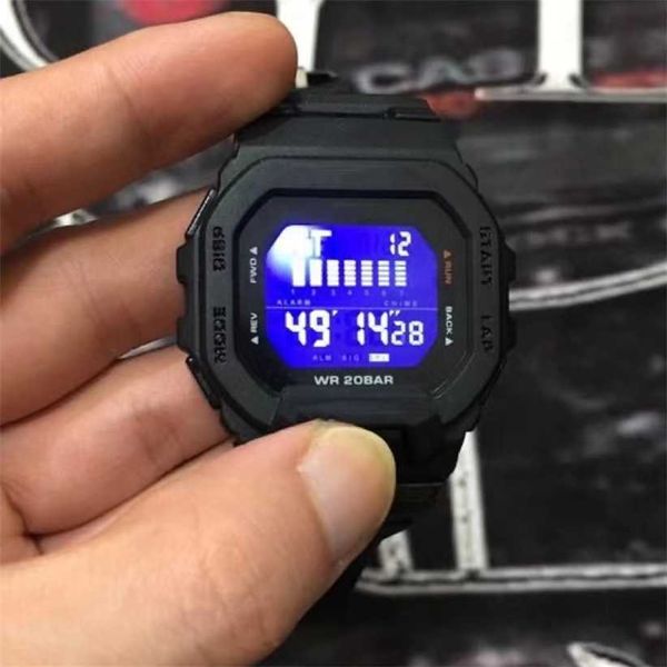 32 % RABATT auf die Uhr Watch Shock Small Square Uhren GBD200 Zeiger Sport Wasserdicht stoßfest und magnetisch Student Boys für Herrenuhrwerk Ocean