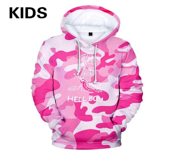 Popüler Yeni Erkekler Sweatshirts Hooded Cehennem Boy Hoodies 3D Pullover Cehennem Boy Sokak Giyim Menwomen Ceket Lil Peep Büyük Boyu Hoodie Y21769756