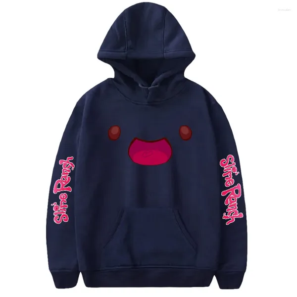 Hoodies masculinos crianças slime rancher hoodie manga longa pulôver feminino agasalho harajuku streetwear simulação jogo roupas