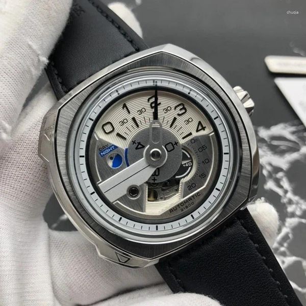 Armbanduhren 2024 Custom Herren Top Luxus 47mm Automatikwerk 904L Edelstahl mit hochwertiger Uhr Montre Homme