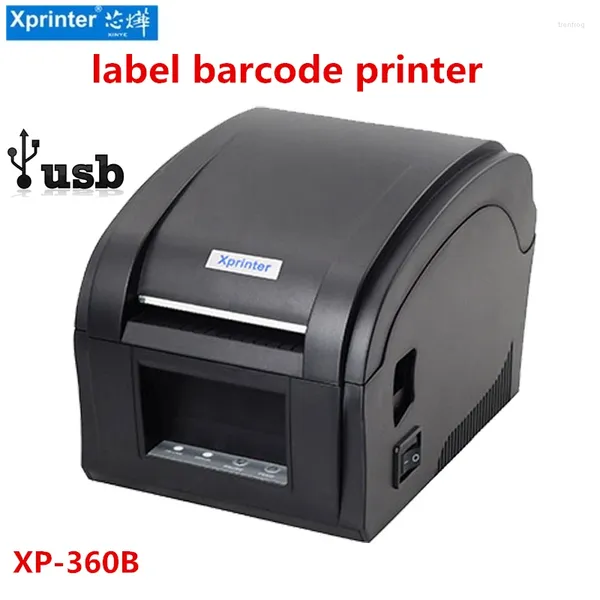 20-80mm POS Thermo-Empfangsetiketten-Dual-Purpose-Drucker USB-Aufkleber-Barcode-Herstellungsmaschine für Supermarkt XP-360B