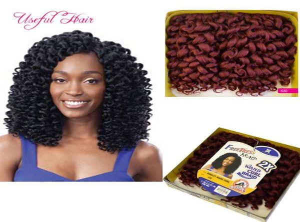Jamaican Bounce Zauberstab Curl Haarverlängerungen 8 Zoll Crochet Curly Bouncy Curl Preloop Crochet Braids Hair Braids Synthetic Brai8694619