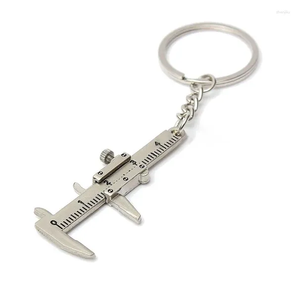 Schlüsselanhänger Nützliches Mini-Messschieber-Werkzeug, Anhänger, Schieber, Schieber, Schlüsselanhänger, Schlüsselanhänger, 10 cm
