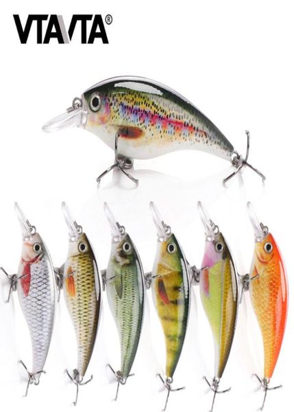 Eğlence Sporları Balıkçılık Vtavta 6cm 10g Çarpışma Krankbaits Balıkçılık Lures Pike Balıkçılık Mücadelesi için Wobblers Cazibe Sert Yem Arti9737821