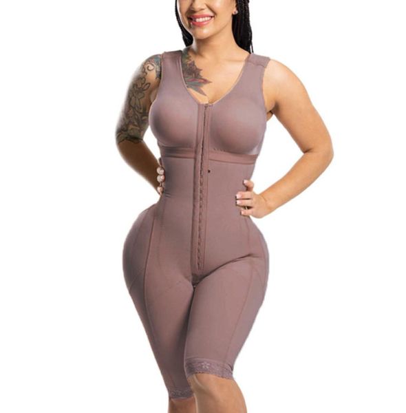 Women039s Shapers Gaine Amincissante Femme Ventre Plat Mit BH Brustvergrößerung Unterstützung Body Shaper Unsichtbare Unterwäsche 1435998