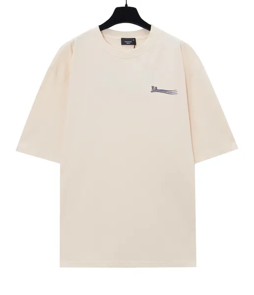 T-shirt da uomo Plus Polo Hip Hop Muscle Fit Orlo curvo Cotone bianco Stampa personalizzata Uomo Donna T Shirt Casual Quantità Tendenza s-2xl 775