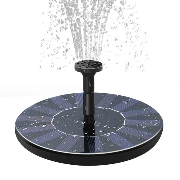 Banhos fonte flutuante pequeno jardim micro fonte de água de fluxo solar fonte solar suspensa aspersor de água solar ferramentas de jardinagem