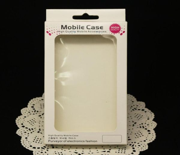 Scatole di imballaggio per pacchetto di vendita di plastica di carta universali per iPhone 4s 5 5s 5c 6 6s più Samsung Galaxy S4 S5 S6 Nota 2 3 4 5 Telefono 6093760