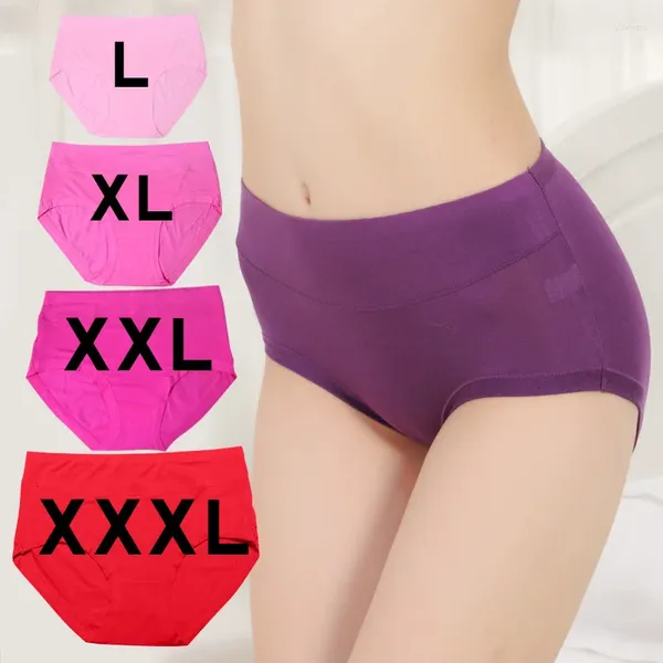 Mutandine femminile biancheria intima cotone modale estivo extra grandi senza tracce senza vita più alta più brief sexy grassi mm