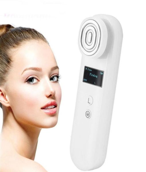 Rf ems máquina de massagem corporal facial radiofrequência ems remoção de rugas facial levantamento da pele rf vibração beleza massager1935850