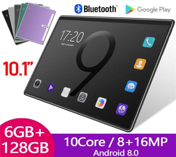 2022 Nuovo Pad T10W 6GB RAM 128GB ROM 101 pollici 10 Core Factory s con tastiera Android 8 Google Play Tablet PC8849946