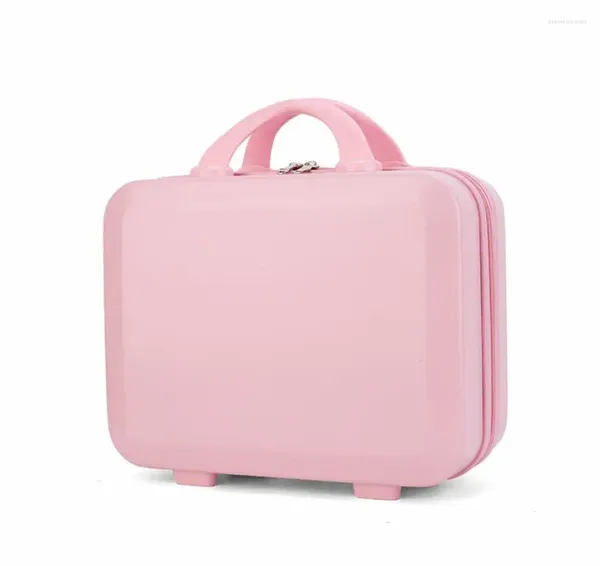 Malas de bagagem de mão suporte atacado entrega presente caixa cosmética feminina 13 polegadas mini pequena viagem de armazenamento