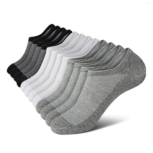 Herrensocken für Herren, klein, 3 Paar, einfarbig, sportlich, lässig, atmungsaktiv, bequem, kurze Röhre, großes Boot