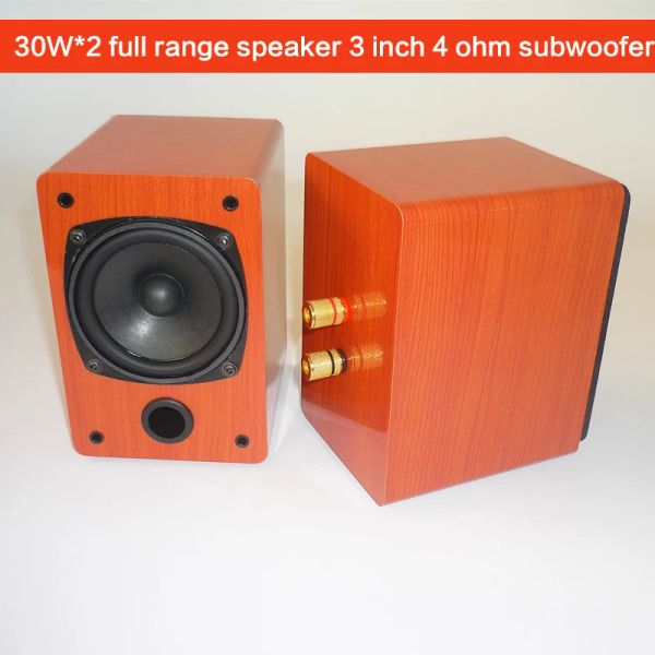 Subwoofer 30W * 2 3 pollici Full Range Speaker Subwoofer fai da te Amplificatore audio Febbre HIFI Altoparlante passivo Frontale Desktop Audio Home Theater