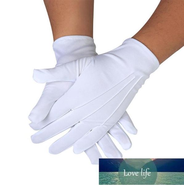 Taschentuch Etikette Empfang Weiße Handschuhe Männer Frauen Smoking Parade Kellner Ehrengarde Arbeitsversicherung Vollfinger Formell Drive3852524