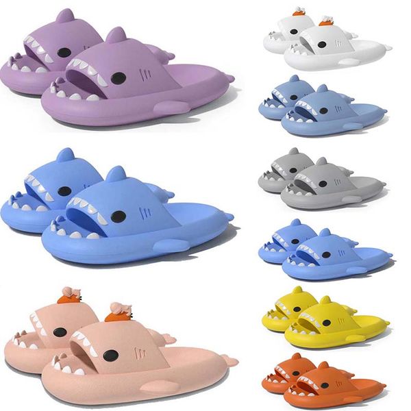 Frete grátis designer tubarão slides sandália chinelo sliders para homens mulheres sandálias gai pantoufle mules homens mulheres chinelos formadores flops sandles