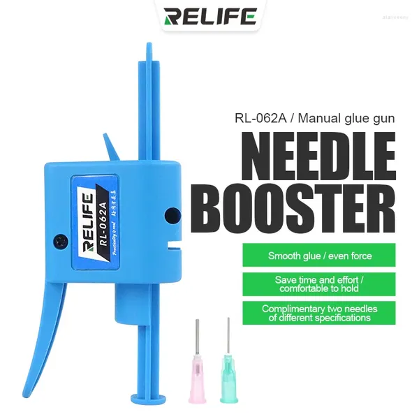 Professionelle Handwerkzeug-Sets RELIFE RL-062A Manuelle Klebernadel Booster Unterstützung 10CC Handy-Reparatur Lötpaste Universal-Schweißöl