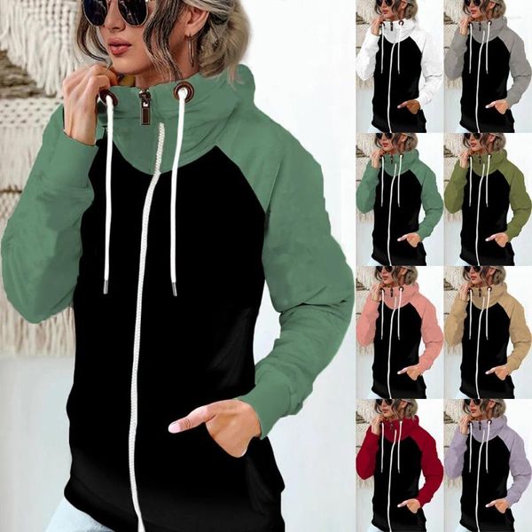 Frauen Hoodies Mode Hohe Qualität Elegante Mantel Herbst Und Winter Große Größe Plus Fleece Hoodie Frauen Dicke Lose 2024