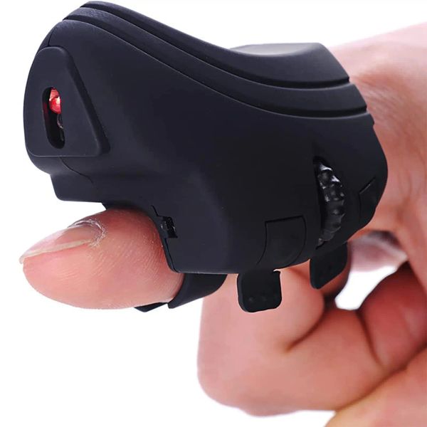 Беспроводная мышь на палец, 2,4G, беспроводная мышь, USB оптическая перезаряжаемая мышь с кольцом на палец, мышь 16000 точек на дюйм для ПК, портативного компьютера