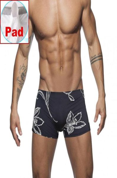 Roupa de banho masculina com bolsa para pênis, calção de banho push up para homens, cuecas boxer preto, roupa de banho gay sexy sunga, roupa íntima para natação me5039444