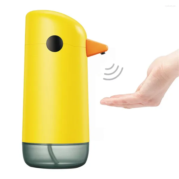 Дозатор для жидкого мыла в форме милой утки, ручная стиральная машина, детское пенное дезинфицирующее средство, гель для душа, шампунь, зарядка через USB