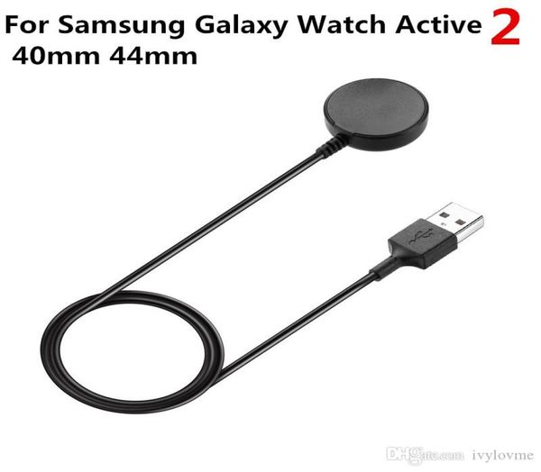 Беспроводное зарядное устройство для Samsung Galaxy Watch Active 2 40 мм 44 мм Smart Watch USB-кабель для быстрой зарядки Портативная зарядная док-станция Char3918648