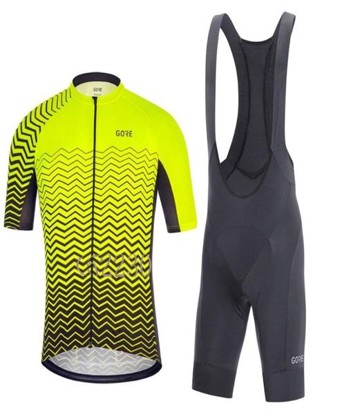 Set da corsa 100 Maglia da ciclismo in poliestere Quick Dry Men039s GORE Team Maglie Set Bike Short Bicycle Pro Ciclismo Maillot Cloth7887392