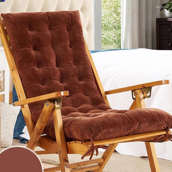 Travesseiro espreguiçadeira engrossar sofá cadeira de vime almofada reclinável longa interior exterior jardim pátio chaise