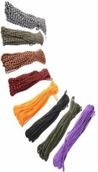 4MM 100FT 31M 7 Cord Strang Paracord 550 Fallschirmschnur Lanyard Rope Mil Spec Cuerda EDC GEAR Karabiner Camping Survival Kit Equip1646608