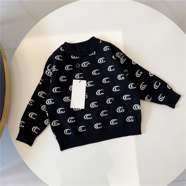 Детский дизайнерский свитер с капюшоном, нейтральный бренд, высококачественный свитер, детский джемпер, осенне-зимняя толстовка для детей, теплая, высокого качества, 90-150 см, A2