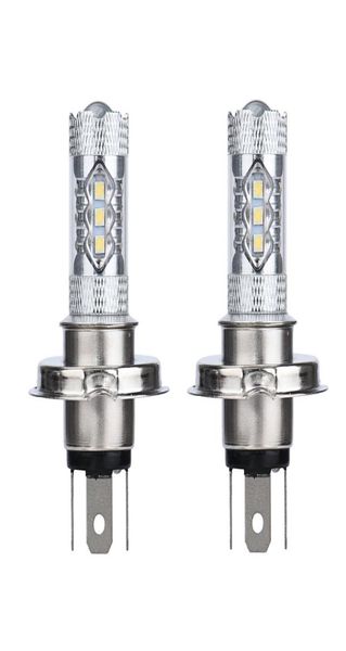 2 X 80 Вт, белый H4 9003 HB2, светодиодная противотуманная лампа, 15 светодиодных ламп для автомобильных лампочек, 12 В, универсальная 6000 К, указатель поворота, лампа 5353356