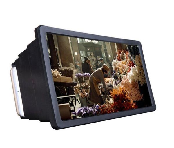 F2 Vergrößerter Bildschirmverstärker Lupe 3D-Glas Vedio Klappbare tragbare Halterung Magic Box für universelles Mobiltelefon iPhone sa4065627